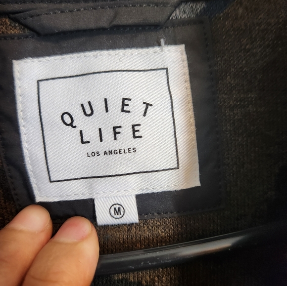 The quiet life mens cammo pullover zip teddy fleece sweater jacket size M - Picture 3 of 8